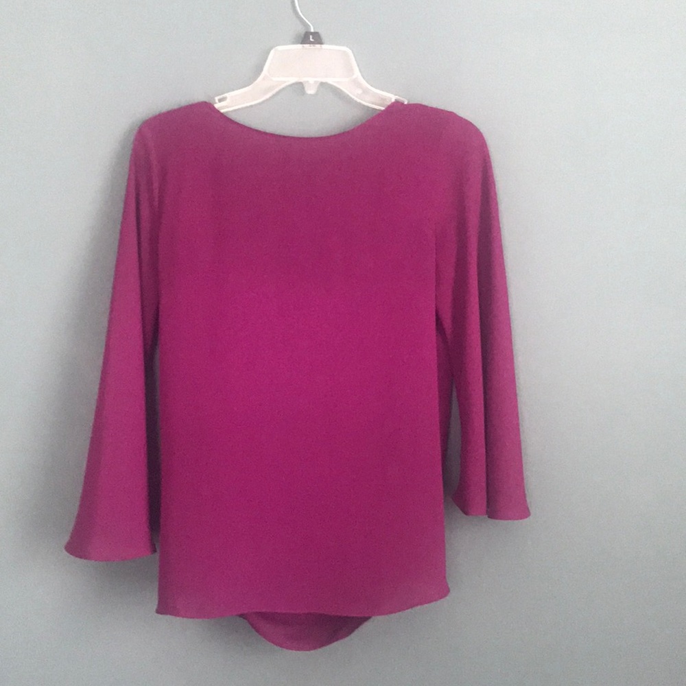 Open back blouse